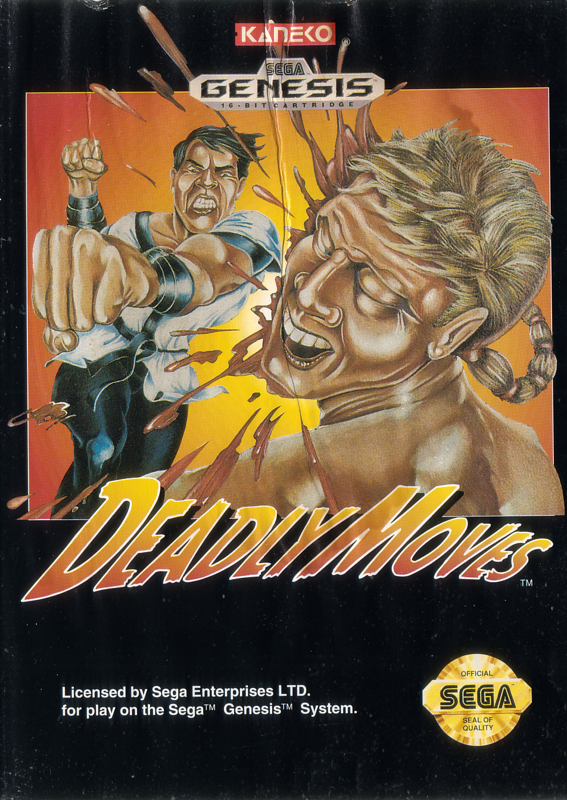 Deadly Moves box art for Sega Genesis